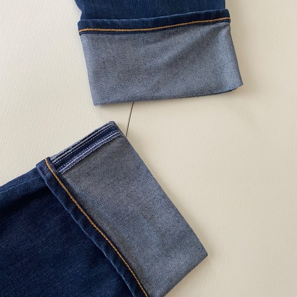 AG Adriano Goldschmied The Stevie Cuff Slim Straight Cuffed Size 31 - Picture 7 of 15